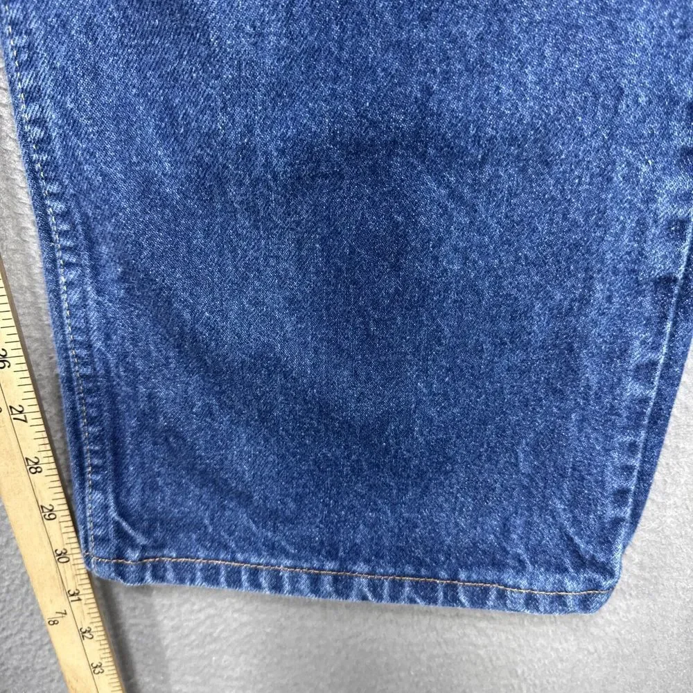 Vintage Levis 517 Jeans Orange Tab Mens 42x32 (38x30) Blue‎ Boot Dark Denim USA